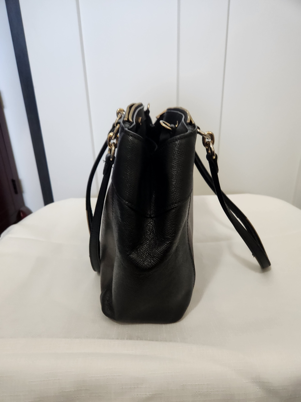 COACH Brooke Carryall Signature Canvas and Leather Tote Bag in Brown/Black - Picture 8 of 15